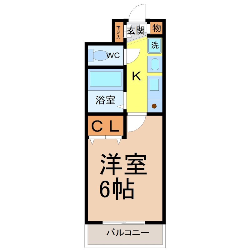 プレサンス鶴舞駅前ブリリアント 間取り