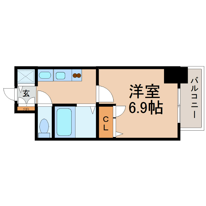 プレサンスＳＡＫＡＥリバースタイル 間取り