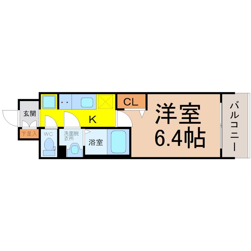 プレサンス伏見アーバンベース 間取り