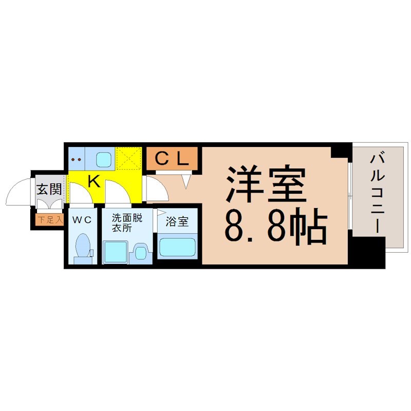 プレサンスＴＨＥ栄 間取り