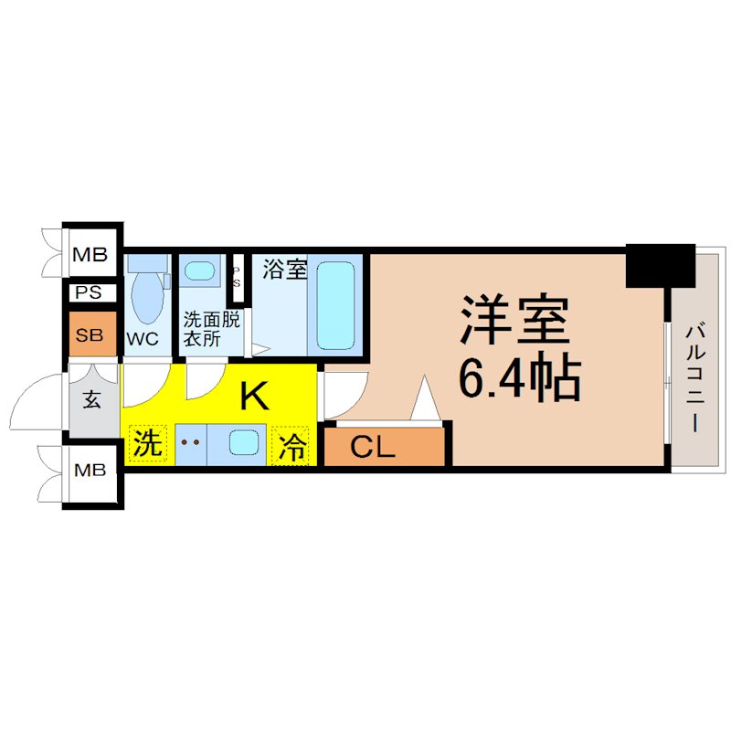 ディアレイシャス名古屋太閤通 間取り