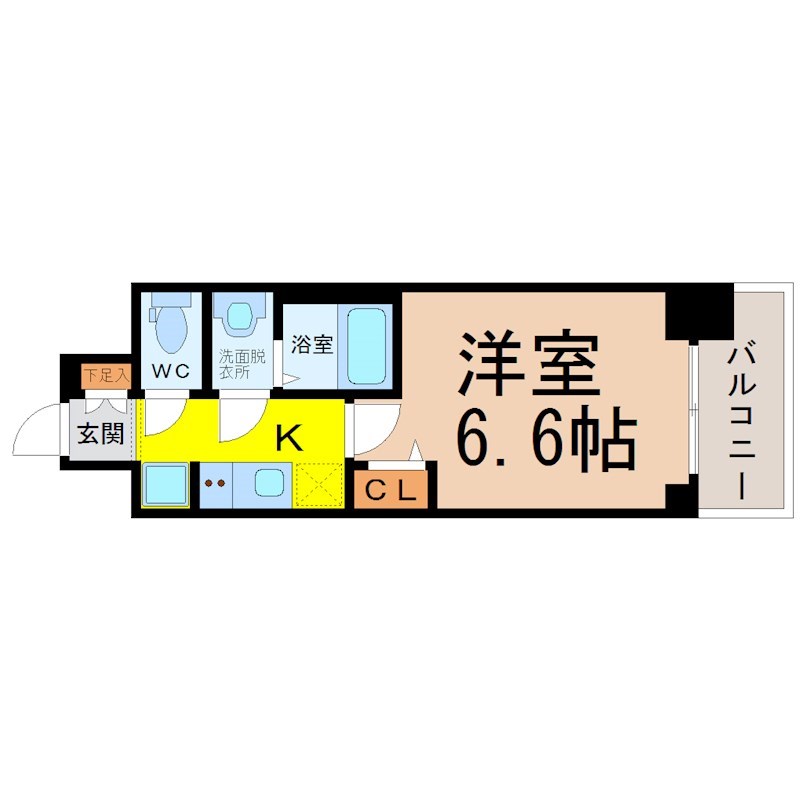 プレサンス名駅南エディフィス 間取り