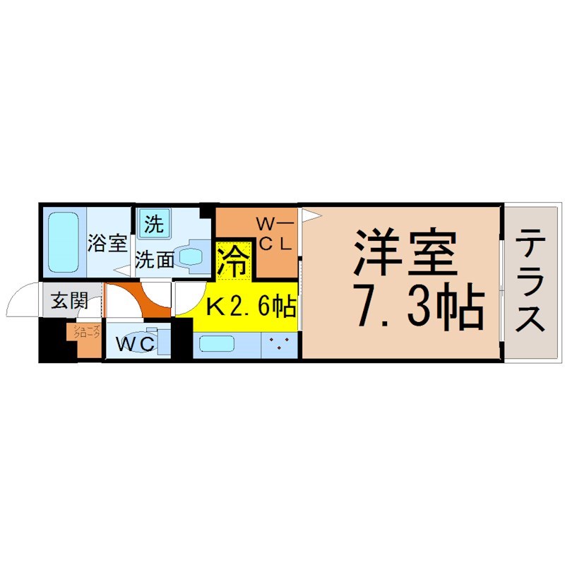 Ｄ－ｒｏｏｍ岩塚 間取り