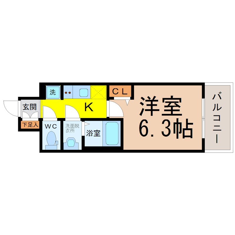 ファステート東別院シュプール 間取り