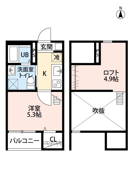 コンフォート上高畑 間取り