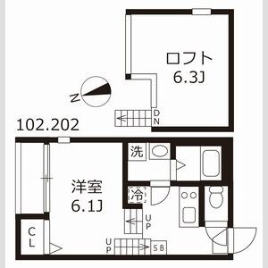 ハーモニーテラス生駒町II 間取り