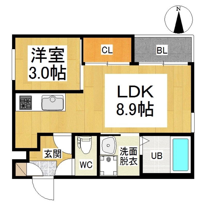 REGALEST中村公園西 間取り