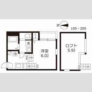 ハーモニーテラス志賀町IV 間取り