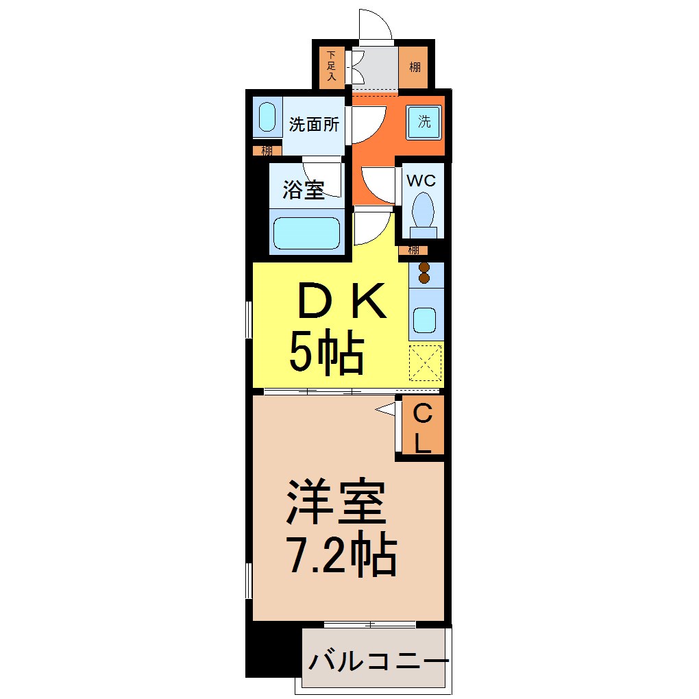 フローラル東別院 間取り
