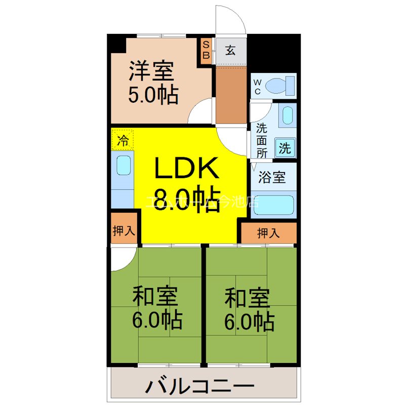 森ハイツ 間取り