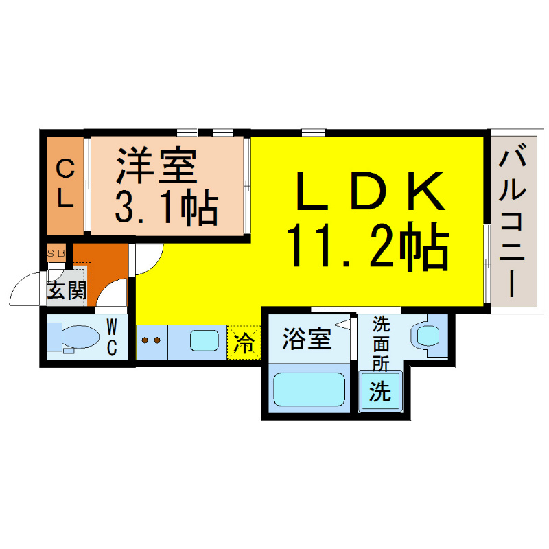 ＧＲＡＮＤＴＩＣ神宮南 間取り