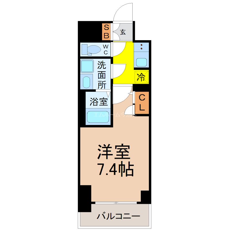 S-RESIDENCE葵 間取り