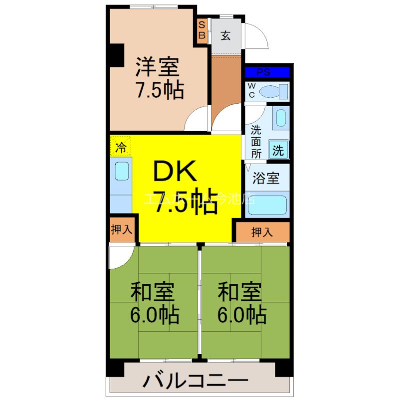 森ハイツ 間取り