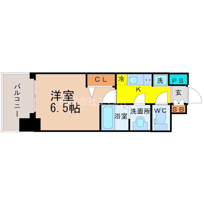 プレサンスＮＡＧＯＹＡ本陣 間取り