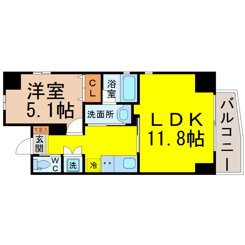 セレニティー金山 間取り