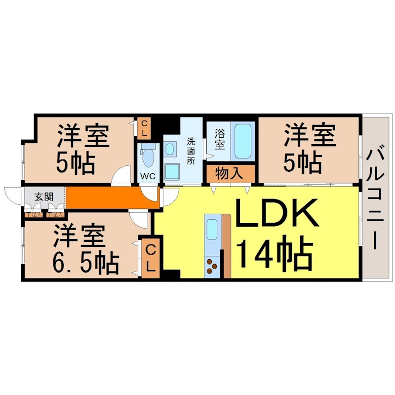 ベレーサ熱田 間取り