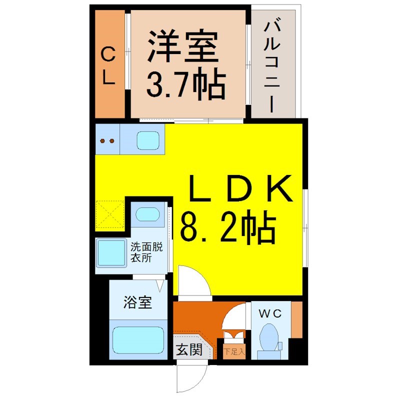 Fine Residence T01 間取り