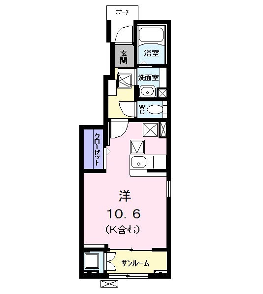 ルミエール明野 間取り