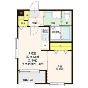 エステミリックスⅠ 間取り