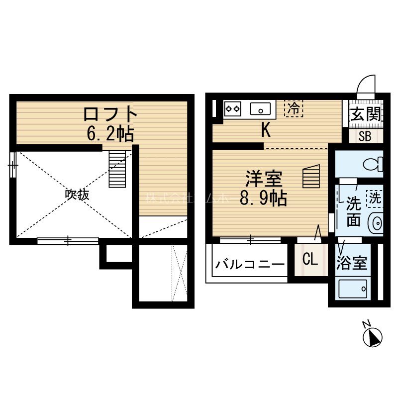 ＴＨＥＴＥＲＲＡＣＥ（ザテラス） 間取り