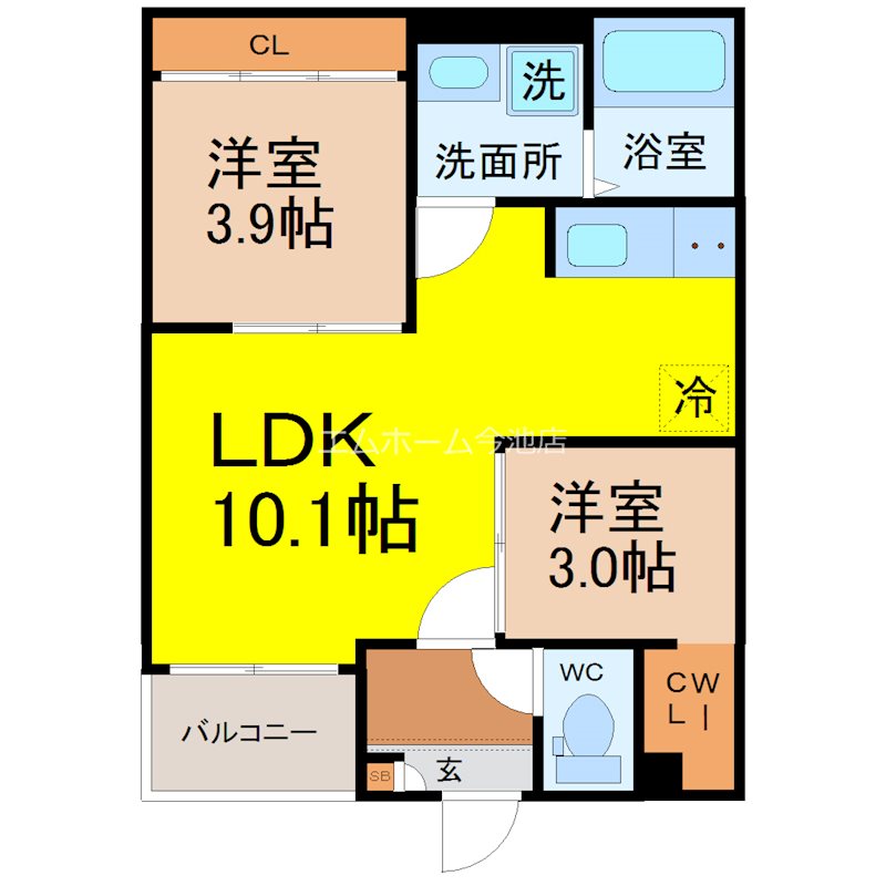 REGALEST東海通 間取り