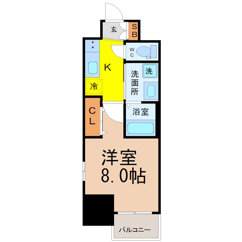 エステムコート名古屋今池アーバンゲート 間取り
