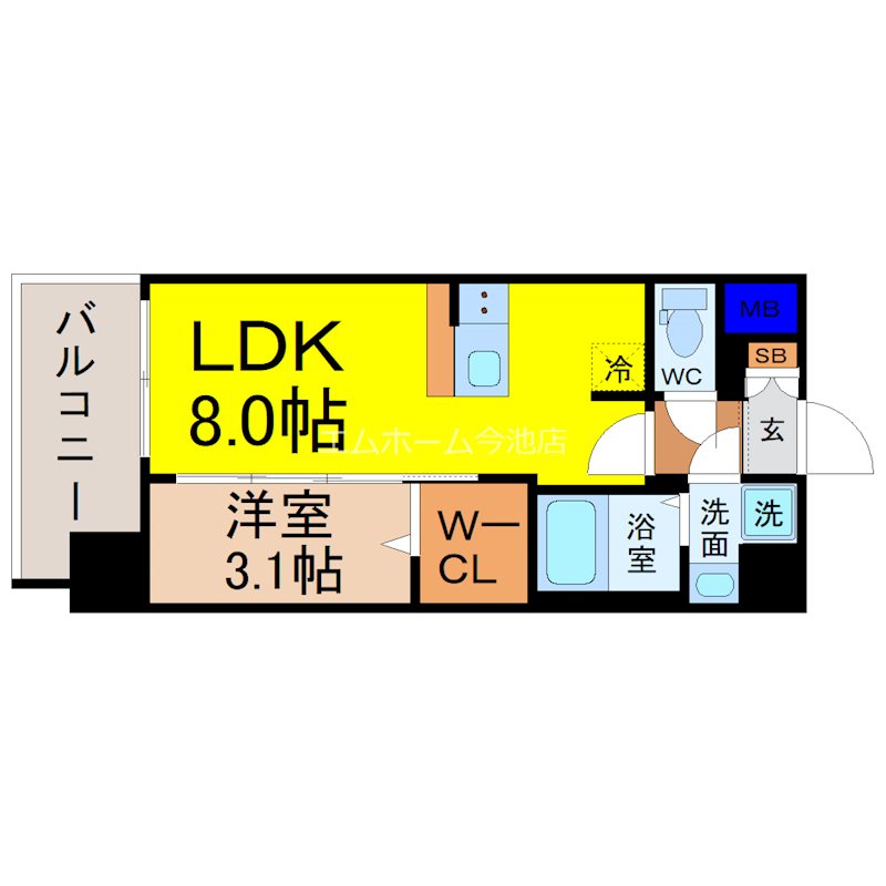 エスプレイス名古屋神宮前 間取り