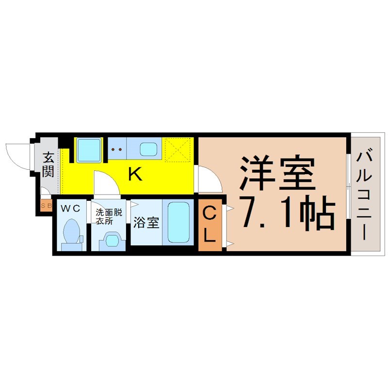 リブリ・志賀本通 間取り