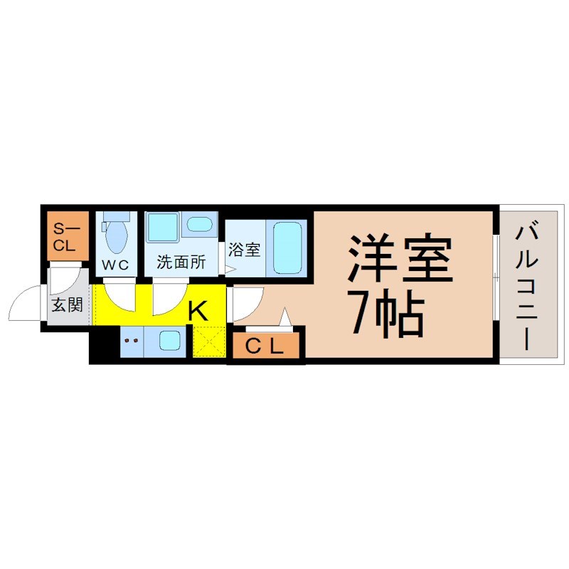 Ｓ－ＲＥＳＩＤＥＮＣＥ金山三丁目 間取り