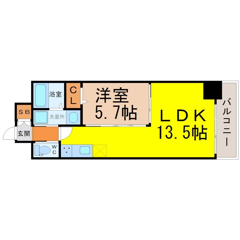 Ｌａ　ｖｉｔａ　ＩＺＵＭＩ（ラヴィータ泉） 間取り