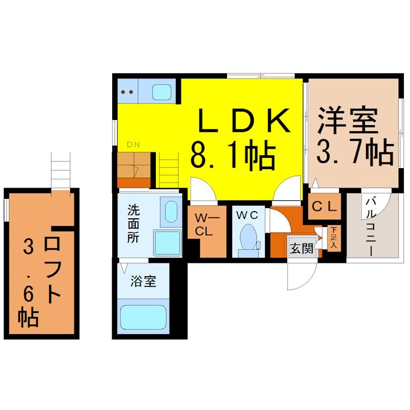 プライムパークス名駅西 間取り
