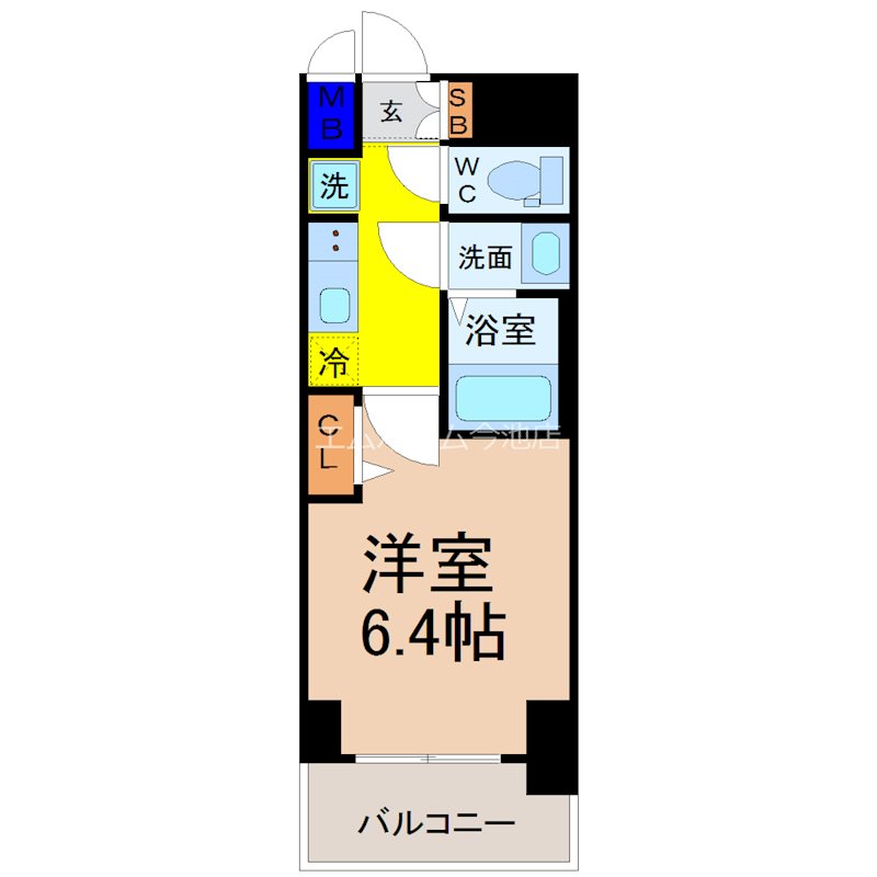 プレサンス広小路通今池 間取り