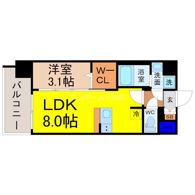 エスプレイス名古屋神宮前 間取り