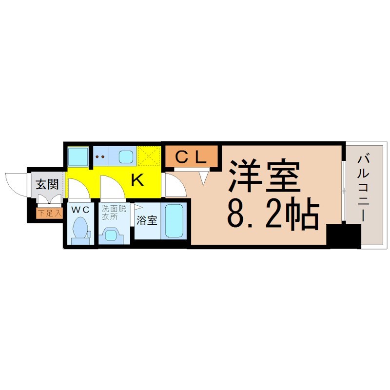 プレサンス上前津プレス 間取り