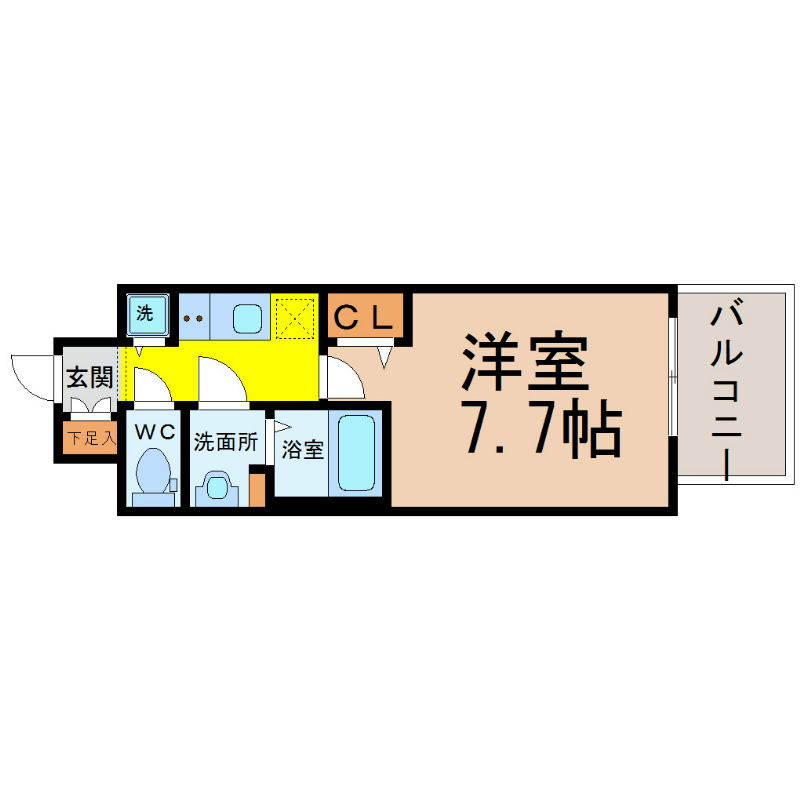 プレサンスジェネ栄 間取り