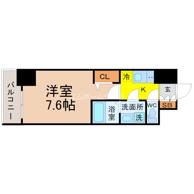 エスリード葵桜通り  間取り