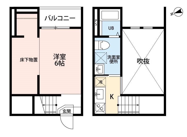 Ｃｉｅｌ五女子（シエルゴニョシ） 間取り