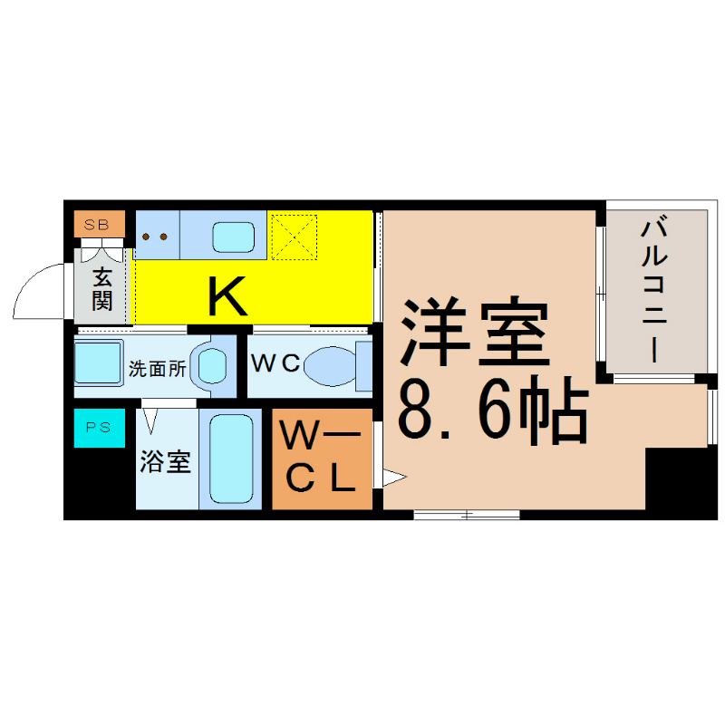 ｍａｉｓｏｎ　ｓｐａｄｅ（メゾンスペード） 間取り