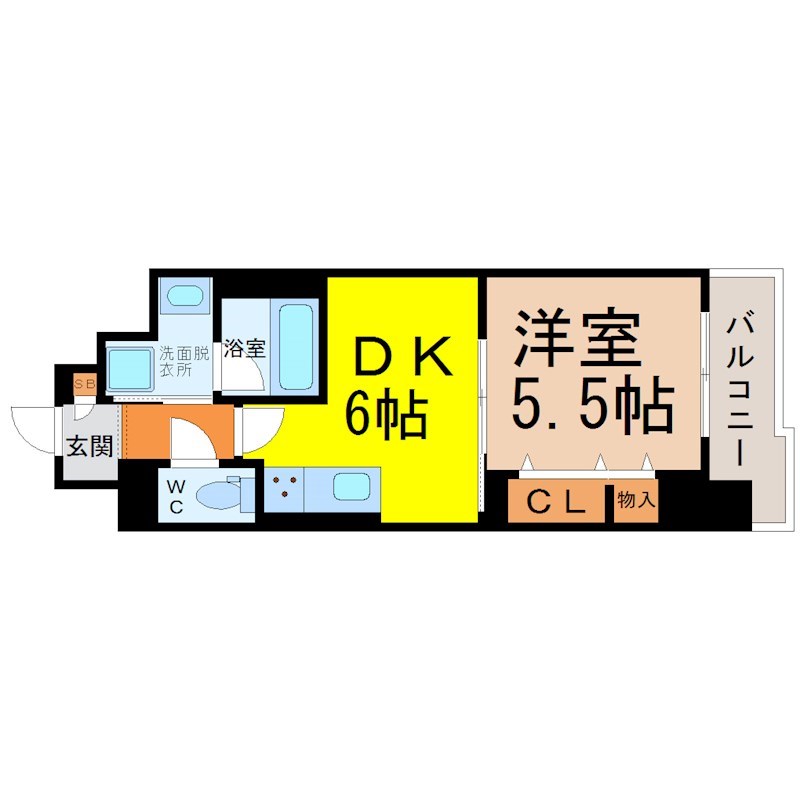 エスカルコート 間取り