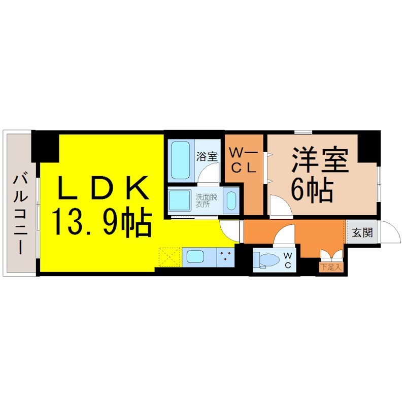 スプリームヒルズ鶴舞 間取り
