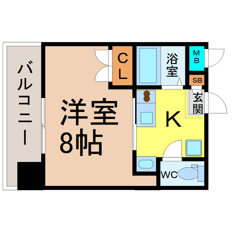 パルティール上前津 間取り