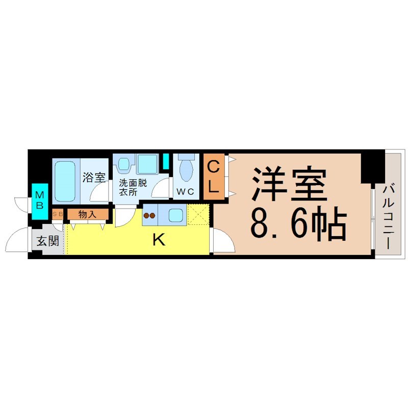 Ｅｎｃｈａｎｔｅ泉（アンシャンテ泉） 間取り
