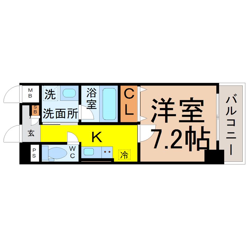 ボーデュキャナル幅下 間取り