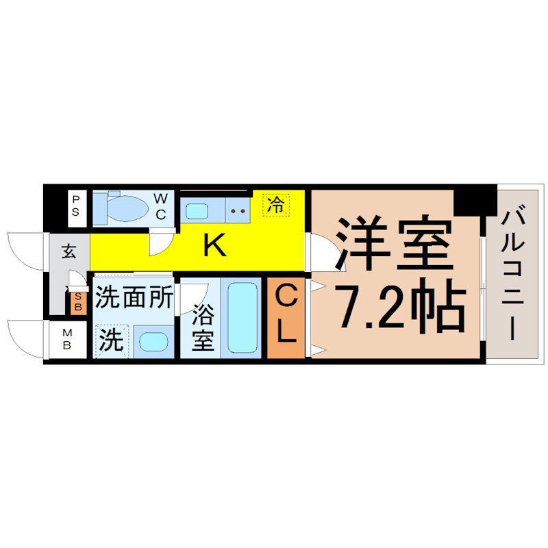 ボーデュキャナル幅下 間取り