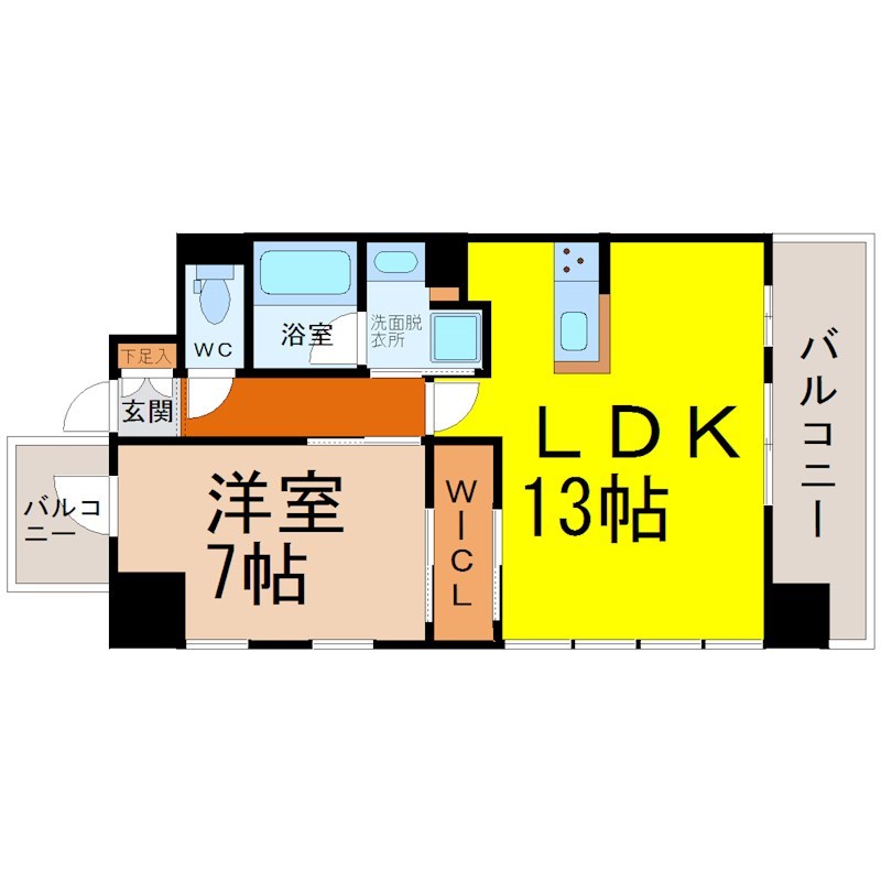 GRAND ESPOIR IZUMI（グランエスポワール泉） 間取り