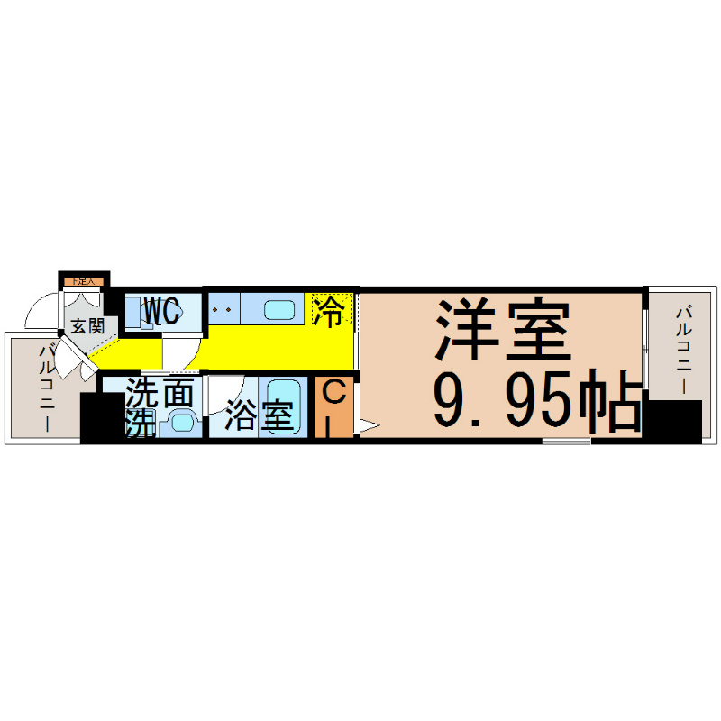 ＰａｌａｚｚｏＳｐｅｃｉａｌｅ（パラッツォスペチアーレ） 間取り