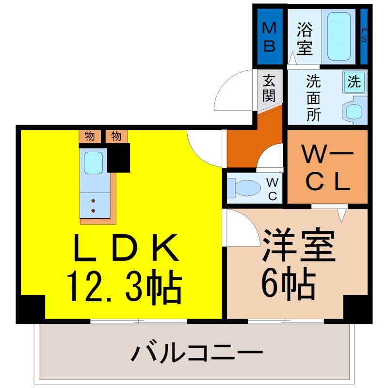 ＳＯＬＡＲＥ（ソラーレ） 間取り