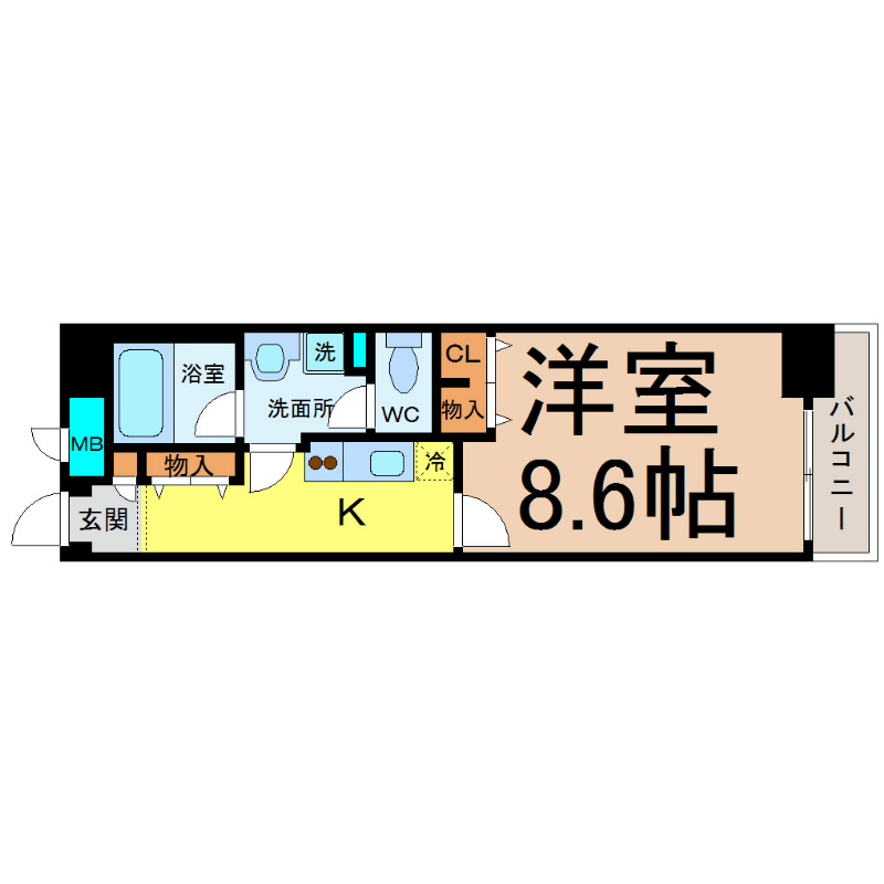 Ｅｎｃｈａｎｔｅ泉（アンシャンテ泉） 間取り