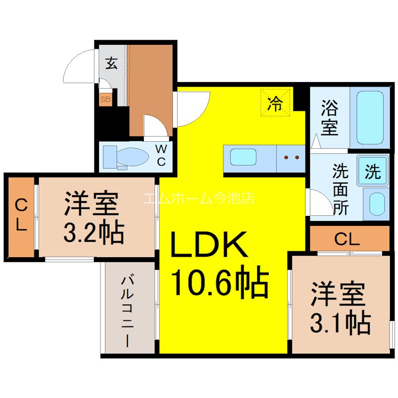 REGALEST WOOD TERRACE JOSHIN 間取り