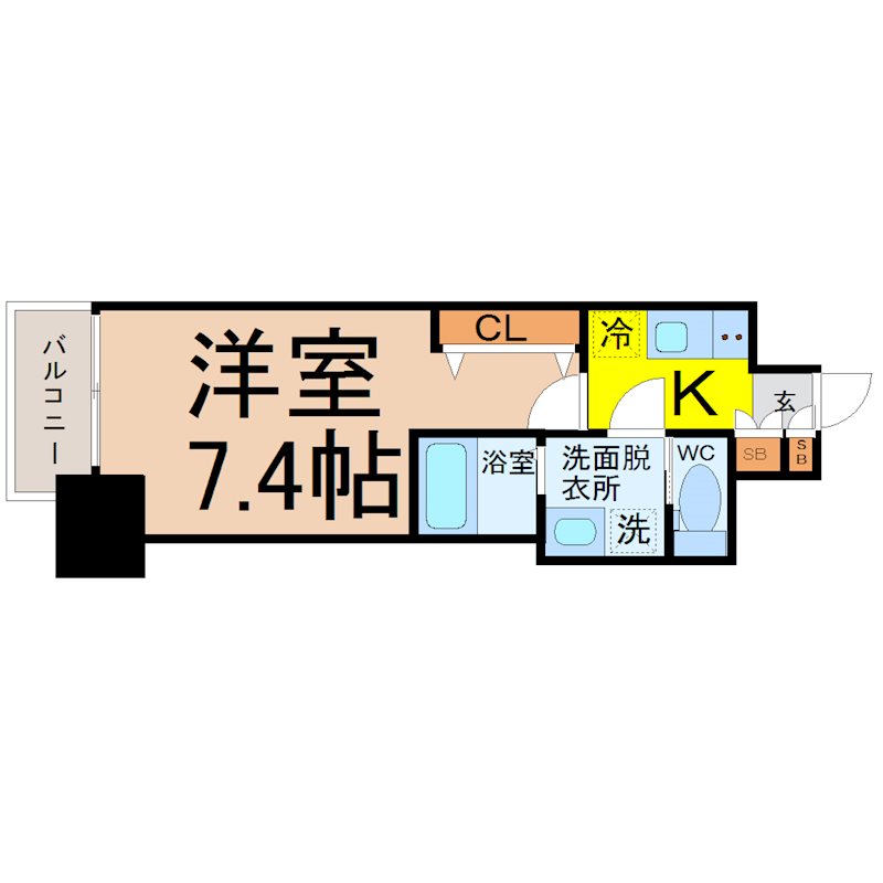 S-RESIDENCE名駅南 間取り